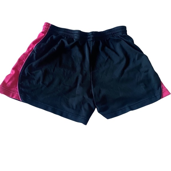 Nike Black Pink Side Striped Athletic Shorts Sz M - Picture 3 of 7